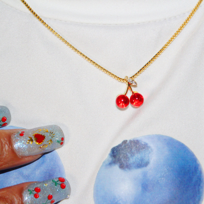 Fruit Party: Sweet Cherry Necklace